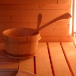 Die Sauna bietet Entspannung pur