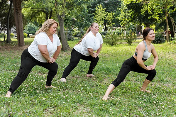 Yoga für dicke Menschen